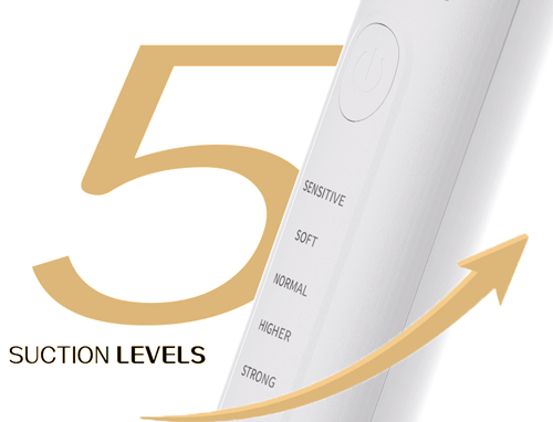 Microdermabrasion machine for face, exfoliating and rejuvenating skin by removing dead cells