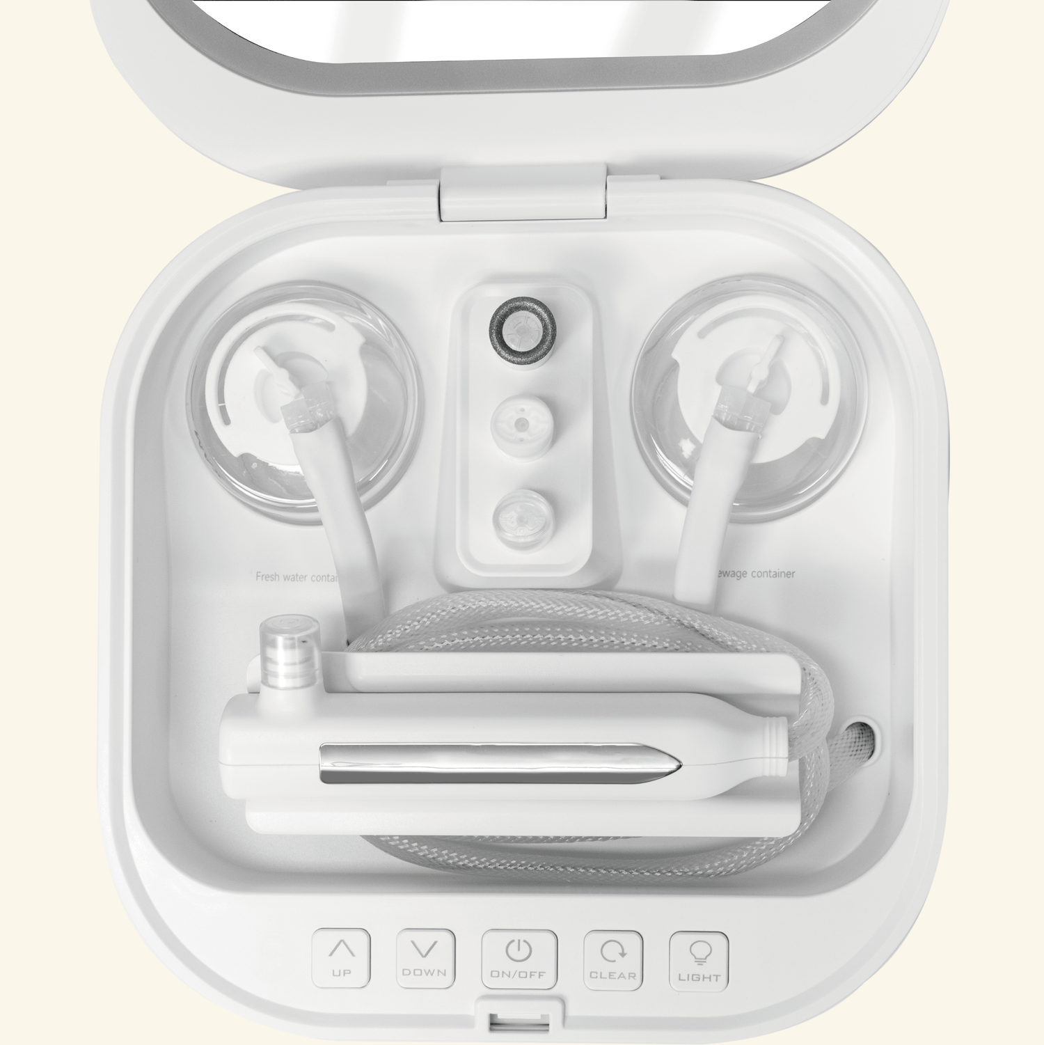 Microdermabrasion machine for face, exfoliating and rejuvenating skin by removing dead cells
