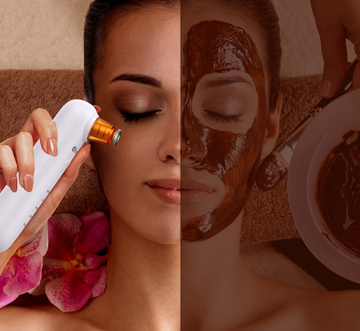 Microdermabrasion machine for facial exfoliation, designed to remove dead skin cells and promote smooth, radiant skin