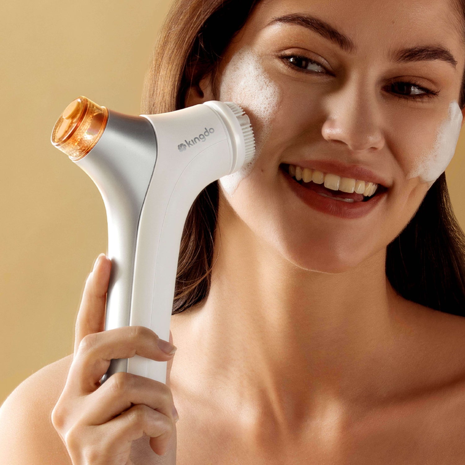 Face scrub for exfoliating, designed to remove dead skin cells and promote a smooth, clear complexion