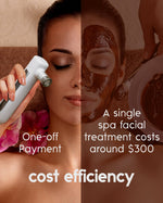 Microdermabrasion machine for facial exfoliation, designed to remove dead skin cells and promote smooth, radiant skin