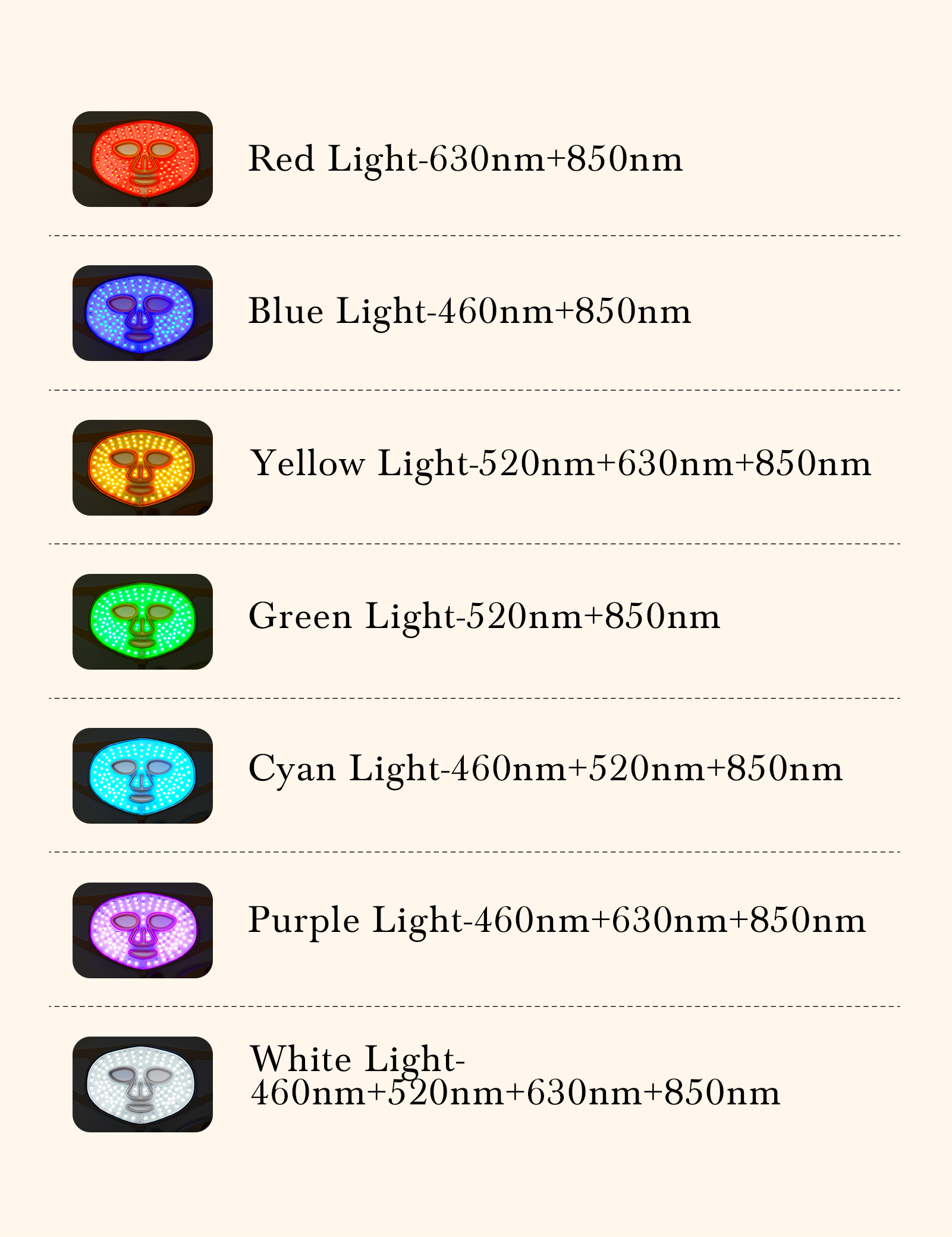 K9C Glow Led Light Therapy Mask - kingdo