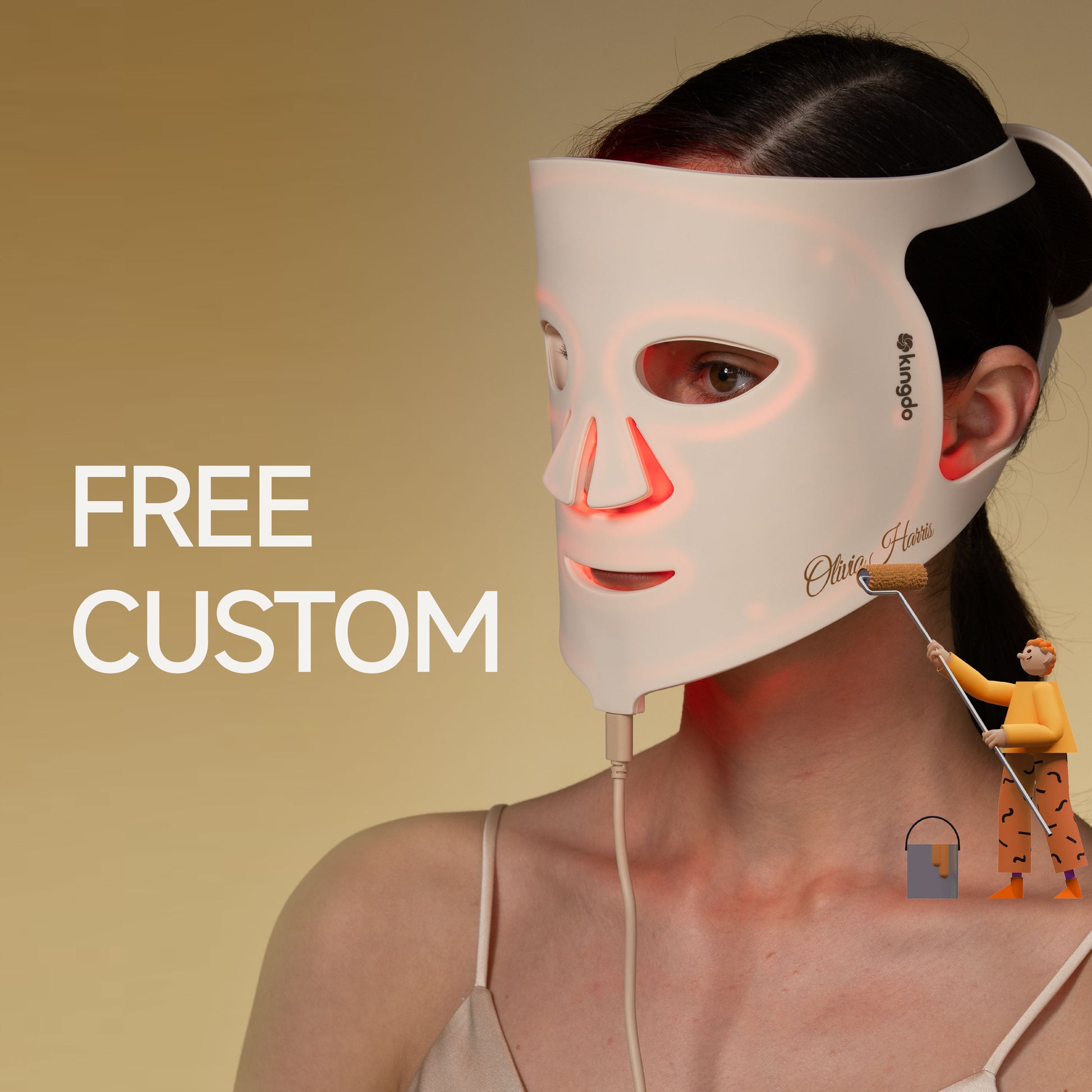 K9C Glow Led Light Therapy Mask - kingdo