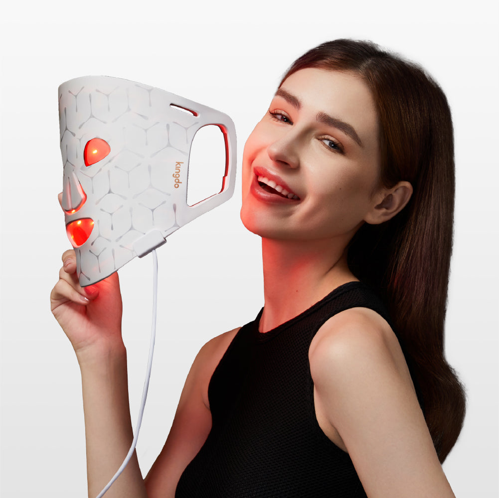 Kingdo Red Light LED Mask for Anti-Aging & Repair – kingdo